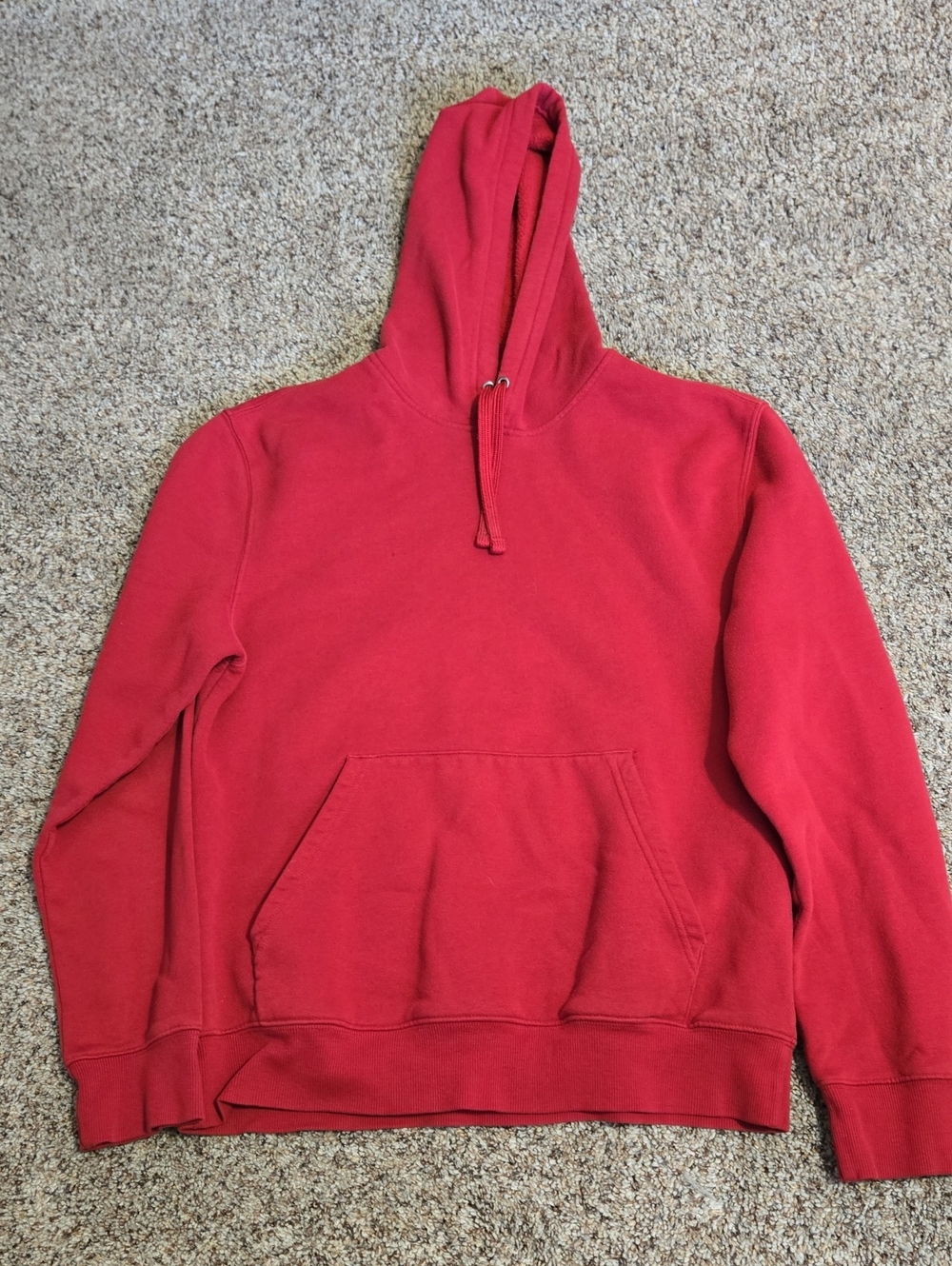 tek gear Red Pullover Hoodie with Kangaroo Pocket